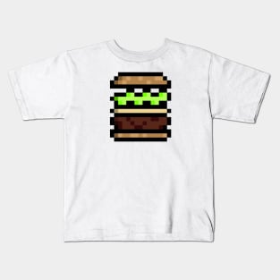 Burger Pixel Kids T-Shirt